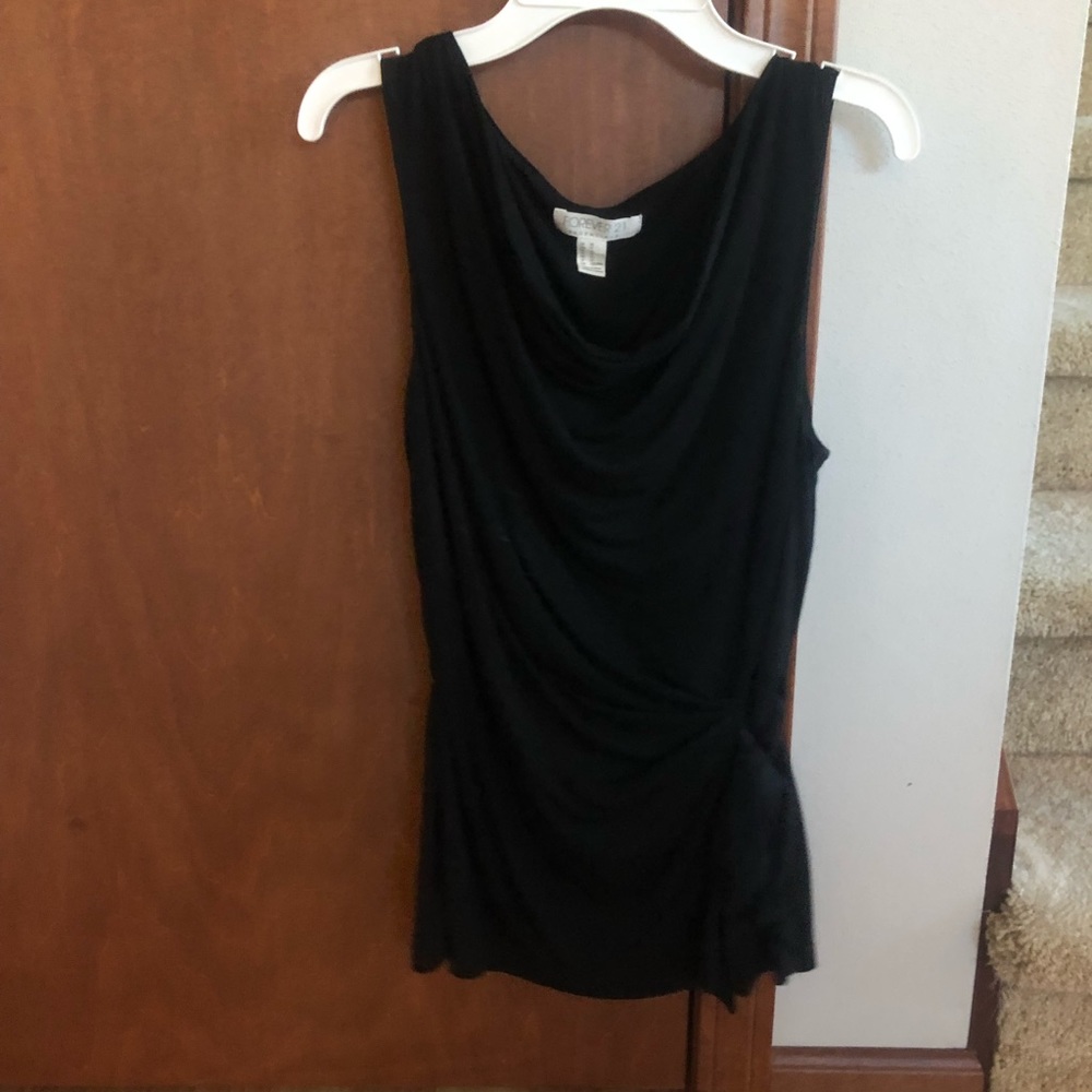 Black tank top
